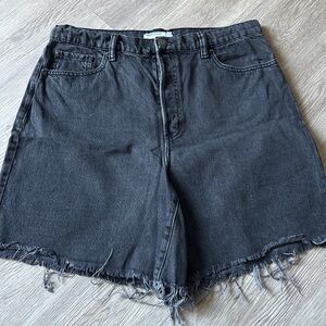 Women's Black Dad Denim Shorts size 31 or 13